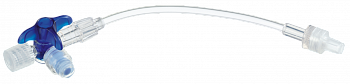 Кран 3-ходовой Дискофикс С с Сэйффлоу 360° синий линия 50 см купить в Твери