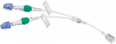 Удлинительная Y-линия с 2-мя коннекторами Сэйффлоу и возвратным клапаном 12 см купить оптом в Твери